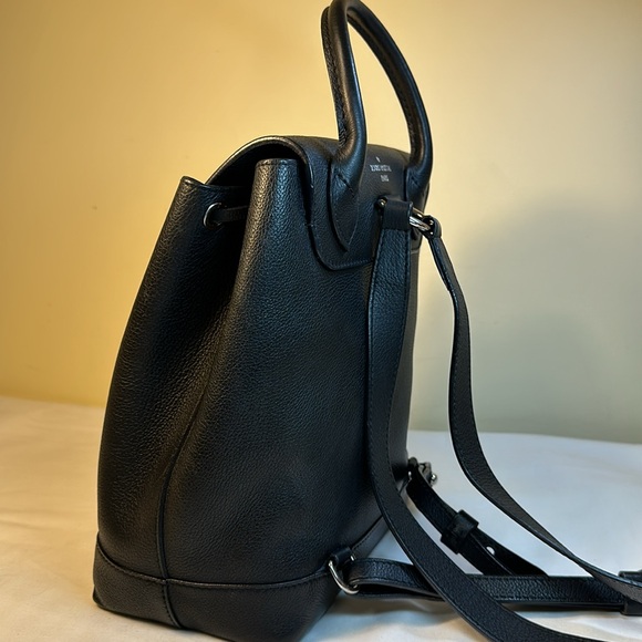 COA Louis Vuitton Calfskin LockMe Backpack Silver Hdw #DU3196 France 2016 - Picture 8 of 17